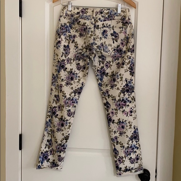 DL1961 Angel Floral Print Skinny Jeans, Size 27 - Picture 5 of 6